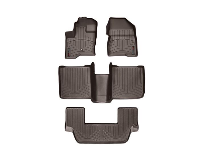 WeatherTech Cocoa Front Rear and Rear Floorliners Fits -21-22 Expedition 471665-1-2-4712956