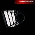 LIGHT BAR PROJECTOR HEADLIGHTS- CHROME HOUSING CLEAR LENS