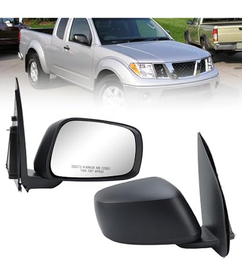 9804 NISSAN XTERRA/FRONTIER LH PWR FOLDAWAY OE MIRROR TEXTURED BLK