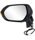 0912 TOYOTA COROLLA LH HEATED POWER FOLDAWAY OE MIRROR TEXTURED BLACK PTM COVER