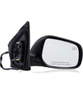 0912 TOYOTA COROLLA LH HEATED POWER FOLDAWAY OE MIRROR TEXTURED BLACK PTM COVER