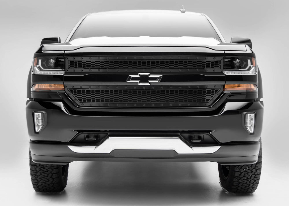 1618 SILVERADO 1500 Z71 STEALTH LASER X GRILLE/BLACK/MILD STEEL/2 PC/INSERT