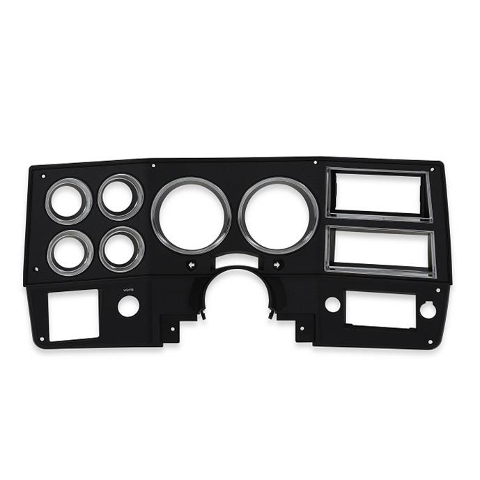 84-88 CHVY INSTRUMENT BEZEL-W/A/C-BLK