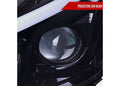 W204 2 DOOR COUPE 4 DOOR SEDAN HALOGEN PROJECTOR HEADLIGHTS WITH SEQUENTIAL SWITCHBACK TURN SIGNAL MATTE BLACK HOUSING SMOKED LENS