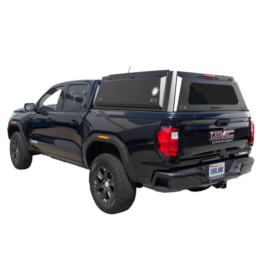 Overland Vehicle Systems Expedition - Truck Cap W Full Wing Doors Front and Rear Windows 3rd Brake Light