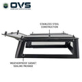 Overland Vehicle Systems Expedition - Truck Cap W Full Wing Doors Front and Rear Windows 3rd Brake Light