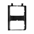 8587 C10 HEADLIGHT BEZEL DUAL HEADLIGHT RH SILVER