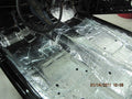 FLOOR PAN CUSTOM INSULATION KIT POLYMER BLACK BACKING SILVER
