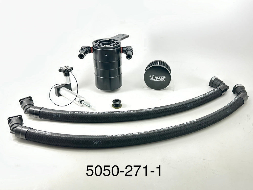 UPR 21 Ram TRX 6.2 Catch Can/One Way Breather - Black 5050-271-1
