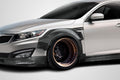 2011-2013 Kia Optima Carbon Creations CPR Wide Body Rear Fender Flares - 6 Piece (S)