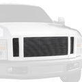 Grill Insert: 2008 Ford Pick Up Full Size Super Duty; Billet Grille Insert; 3 pc