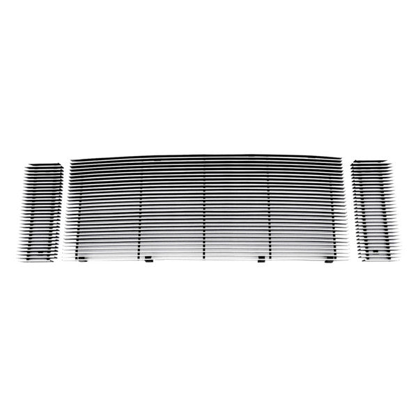 Grill Insert: 2008 Ford Pick Up Full Size Super Duty; Billet Grille Insert; 3 pc
