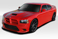 2006-2010 Dodge Charger Duraflex Hellcat Look Complete Kit - 4 Piece - Includes Hellcat Look Front Bumper (113290) Hellcat Look Rear Bumper (113291) and Hellcat Look Side Skirts (113292)