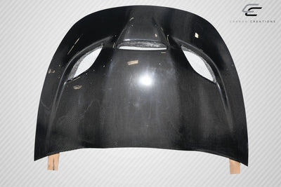 2013-2016 Dodge Dart Carbon Creations Hellcat Look Hood - 1 Piece