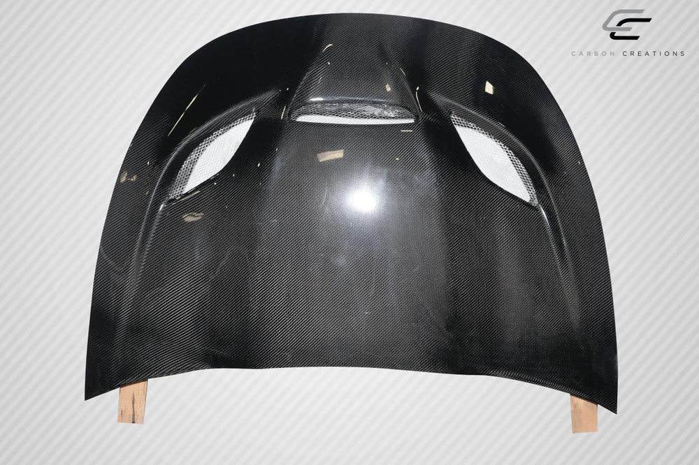 2013-2016 Dodge Dart Carbon Creations Hellcat Look Hood - 1 Piece