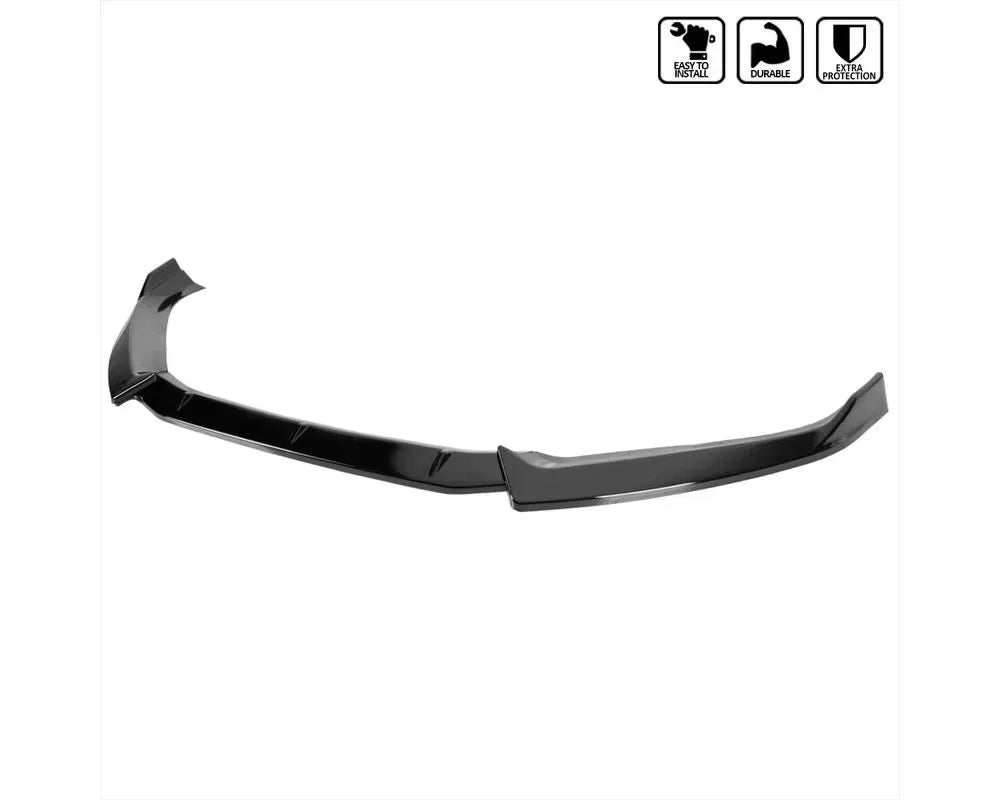 2018 S4 SEDAN FRONT BUMPER LIP GLOSSY BLACK