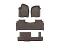 WeatherTech Cocoa Front Rear and Rear Floorliners Fits -23-26 Cadillac Chevrolet GMC 471632-1-2-4