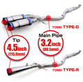 FULL TITANIUM MUFFLER KIT EXPREME TI CIVIC TYPE-R FL5 TYPE-R