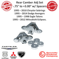 REAR CAMB ADJ SET W/SPACERS