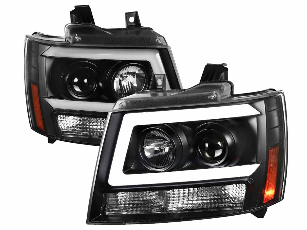 C BAR PROJECTOR HEADLIGHT BLACK