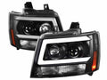 C BAR PROJECTOR HEADLIGHT BLACK