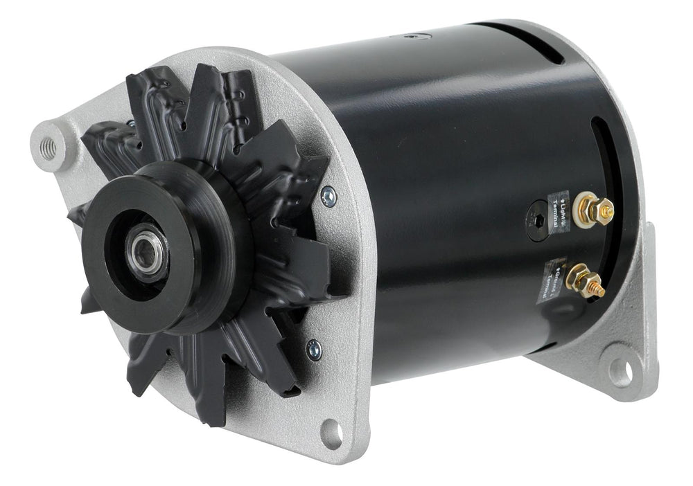 POWERGEN FORD BLACK 90A 12V TBIRD 5863 W/LAMP TERM W/STEP PULLEY FOR 3/8IN BEL