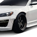 2009-2011 Mazda RX-8 Duraflex RBS Front Fender Flares ( 50mm) - 4 Piece