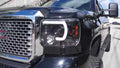 1418 SIERRA 1500/2500 1419 SIERRA 3500 PROJECTOR HEADLIGHTS W/SMOOTH OLED HALOS/DRLCLEAR