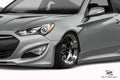 2010-2016 Hyundai Genesis Coupe 2DR Duraflex MSR V1 40mm Front Fenders - 4 Piece