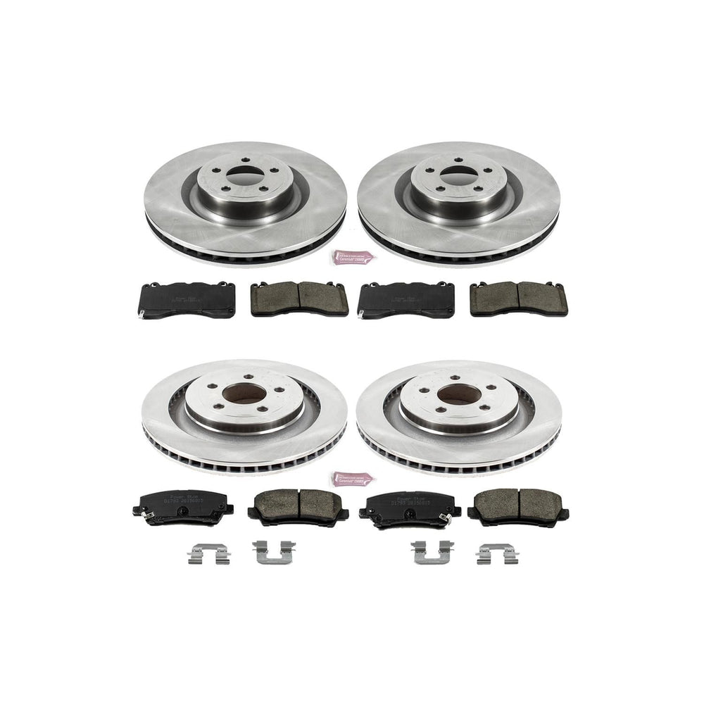 Power Stop 15-22 Ford Mustang Front & Rear Autospecialty Brake Kit
