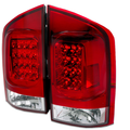 1500 2500 3500 FULL LED BAR TAIL LIGHT MATTE BLACK HOUSING SMOKED LENS RED LED BAR