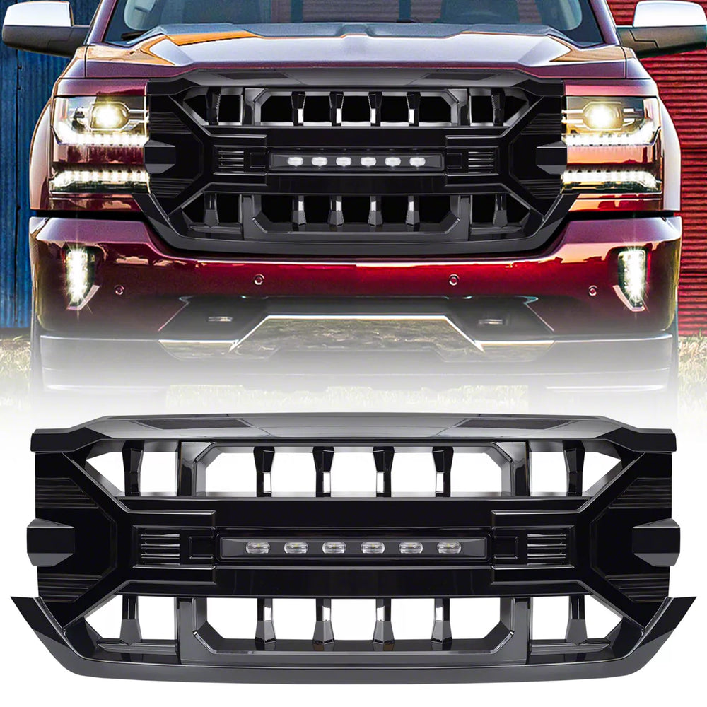 ARMOR GRILLE W/ OFF-ROAD LIGHTS; GL