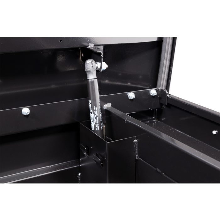 SADDLE BOX STEEL COMPACT GLOSS BLACK 7.0 CU FT