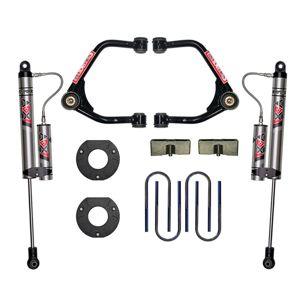 1923 SILV 1500/SIERRA 1500 3.5IN UPPER AARM SUSPENSION LIFT KIT W/REAR BLOCKS