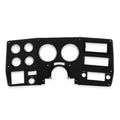 75-77 CHVY INSTRUMENT BEZEL-W/A/C-BLK