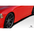2006-2010 Dodge Charger Duraflex Hellcat Look Side Skirts - 2 Piece