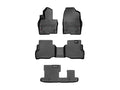 WeatherTech Black Front Rear and Rear Floorliners Fits -20-23 CX-9 44972-1-2-3