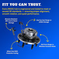 2020 EXPLORER/POLICE INTRCPTR UTILITY/AVIATOR WHEEL BEARING AND HUB ASSY