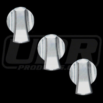 UPR 05-09 Mustang Regular or Slimline A/C Knob Covers-Polished 1003-07-02