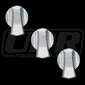 UPR 05-09 Mustang Regular or Slimline A/C Knob Covers-Polished 1003-07-02