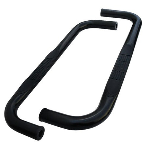 3 INCHES ROUND SIDE STEP BAR - BLAC