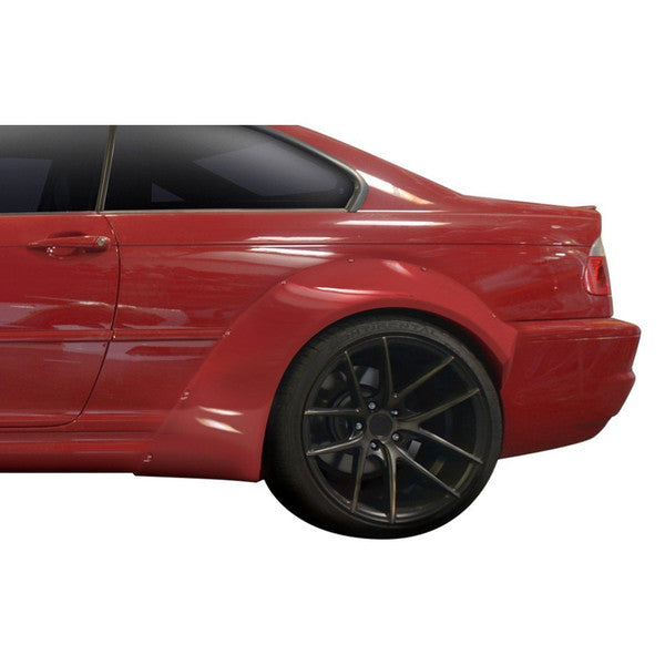 2001-2006 BMW M3 E46 Duraflex Circuit 50mm Rear Fender Flares - 2 Piece