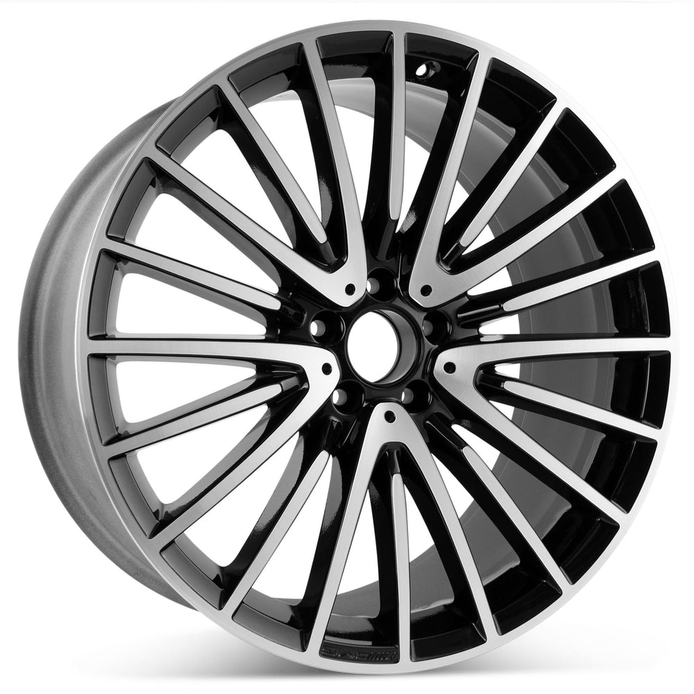 21x10 Machined & Black Aluminum Alloy Wheel