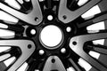 21x10 Machined & Black Aluminum Alloy Wheel
