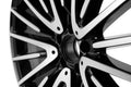 21x10 Machined & Black Aluminum Alloy Wheel