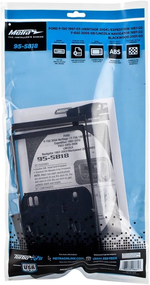 Metra Double DIN Dash Kit