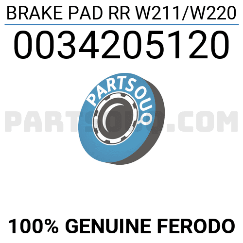 Rear Disc Brake Pad Set