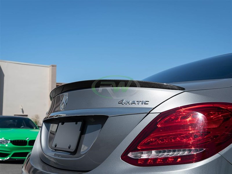 AMG Style Carbon Fiber Trunk Spoiler