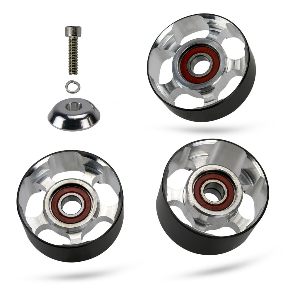 90mm Billet Idler Pulley [6-Rib, 8-Rib, or 10-Rib]