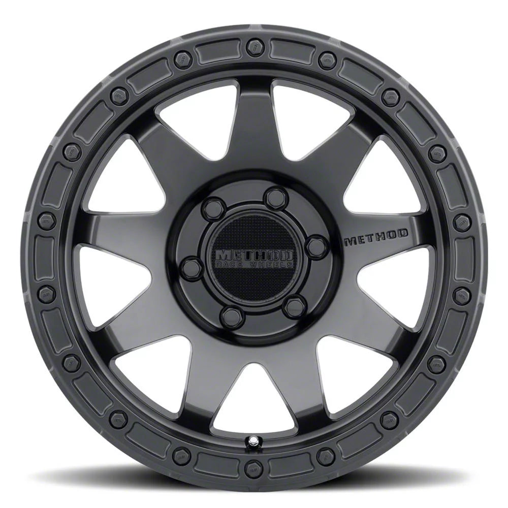 MR317 18x9 6x5.5 18mm Offset Matte Black Wheel